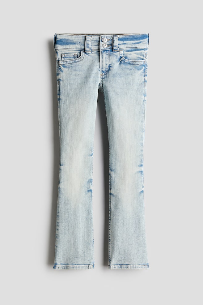 

Джинсы Bootcut Low H&M, голубой