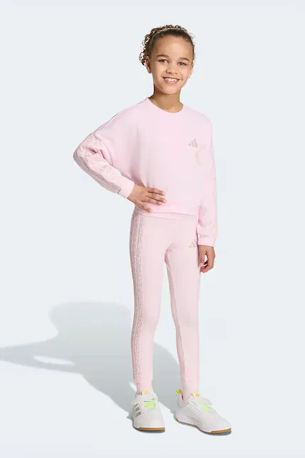 Комплект детский с бавовной Adidas, розовый