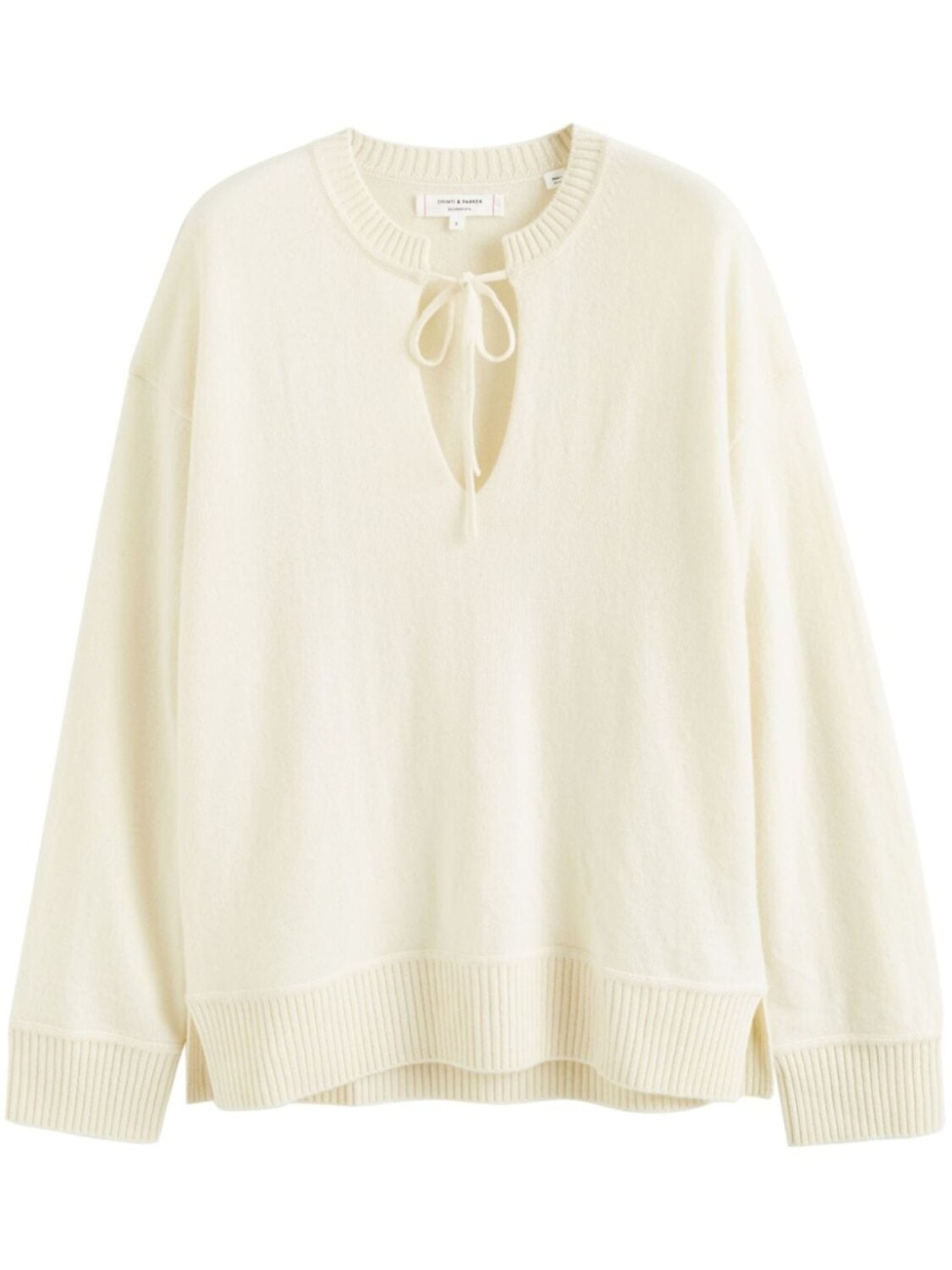 

Chinti & Parker кашемировый джемпер с завязками, нейтральный цвет