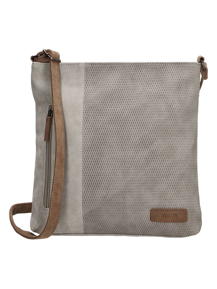 

Сумка через плечо серого цвета - (Ш)31 x (В)30 x (Г)5 см Beagles