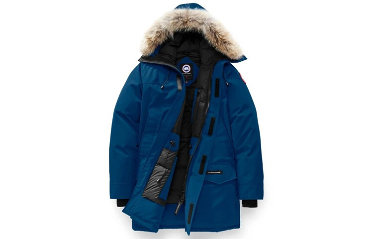 

Мужской пуховик Canada Goose, цвет polar night blue