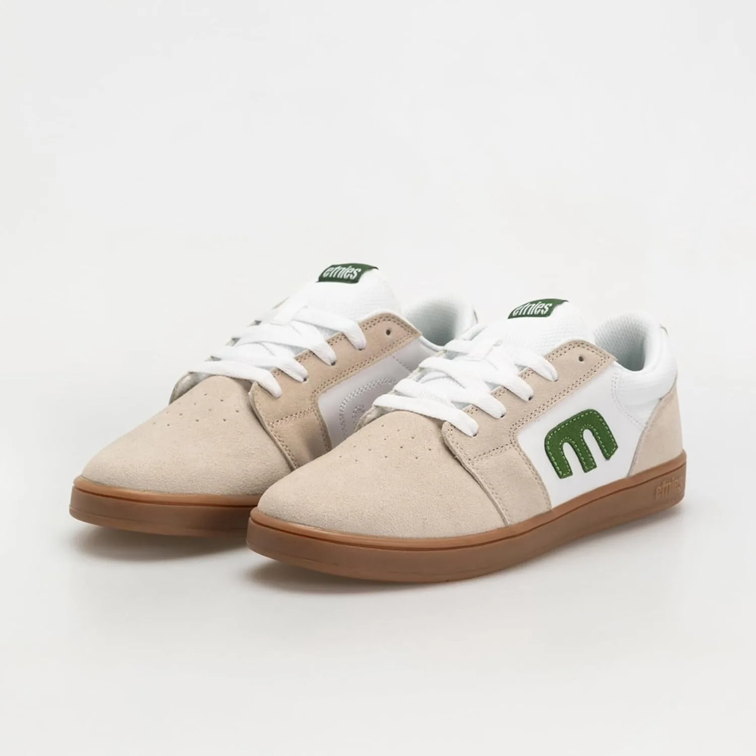 Мужские скейтбордистские кроссовки Etnies Cresta, белый/зеленый — фото 3