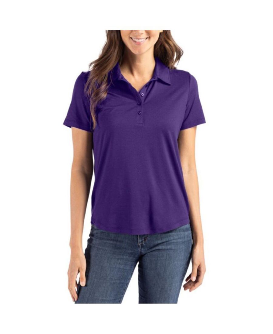

Женская рубашка поло Coastline Epic Comfort из переработанных материалов Cutter & Buck, College purple
