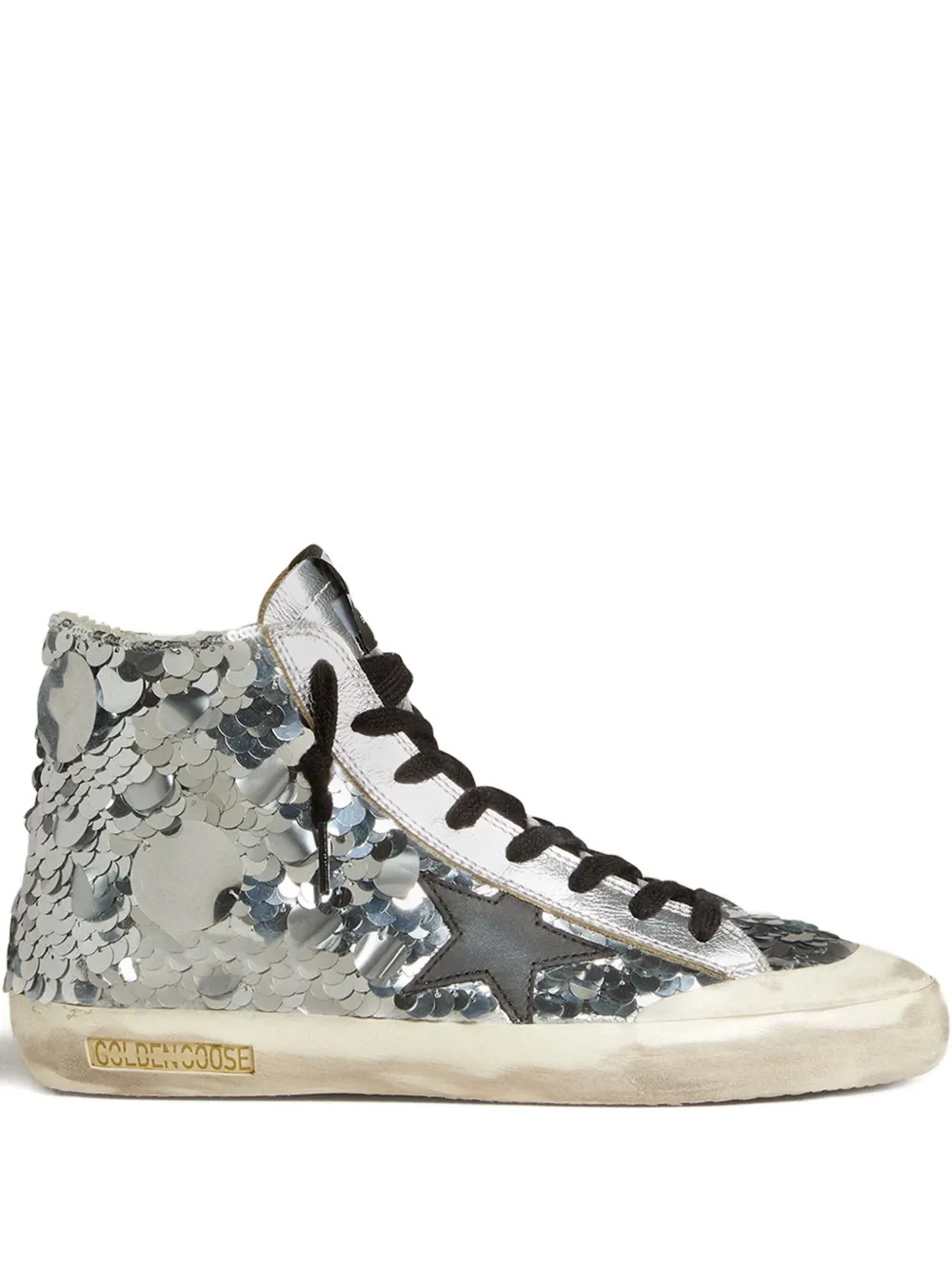 Кроссовки Фрэнси GOLDEN GOOSE, серебряный