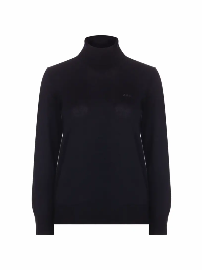 

Шерстяная водолазка Sybille A.P.C., тёмно-синий