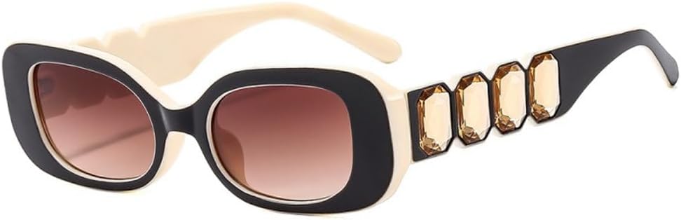 

Модные овальные солнцезащитные очки для женщин и мужчин, градиентные линзы, поликарбонат, оправа с бриллиантовой отделкой, винтажный повседневный стиль, защита от УФ-излучения UV400 generic, C5