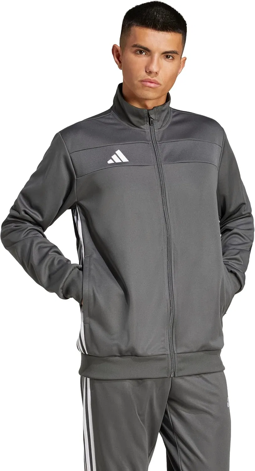 Тренировочная куртка adidas Tiro 25 Essentials, серая/белая — фото 2