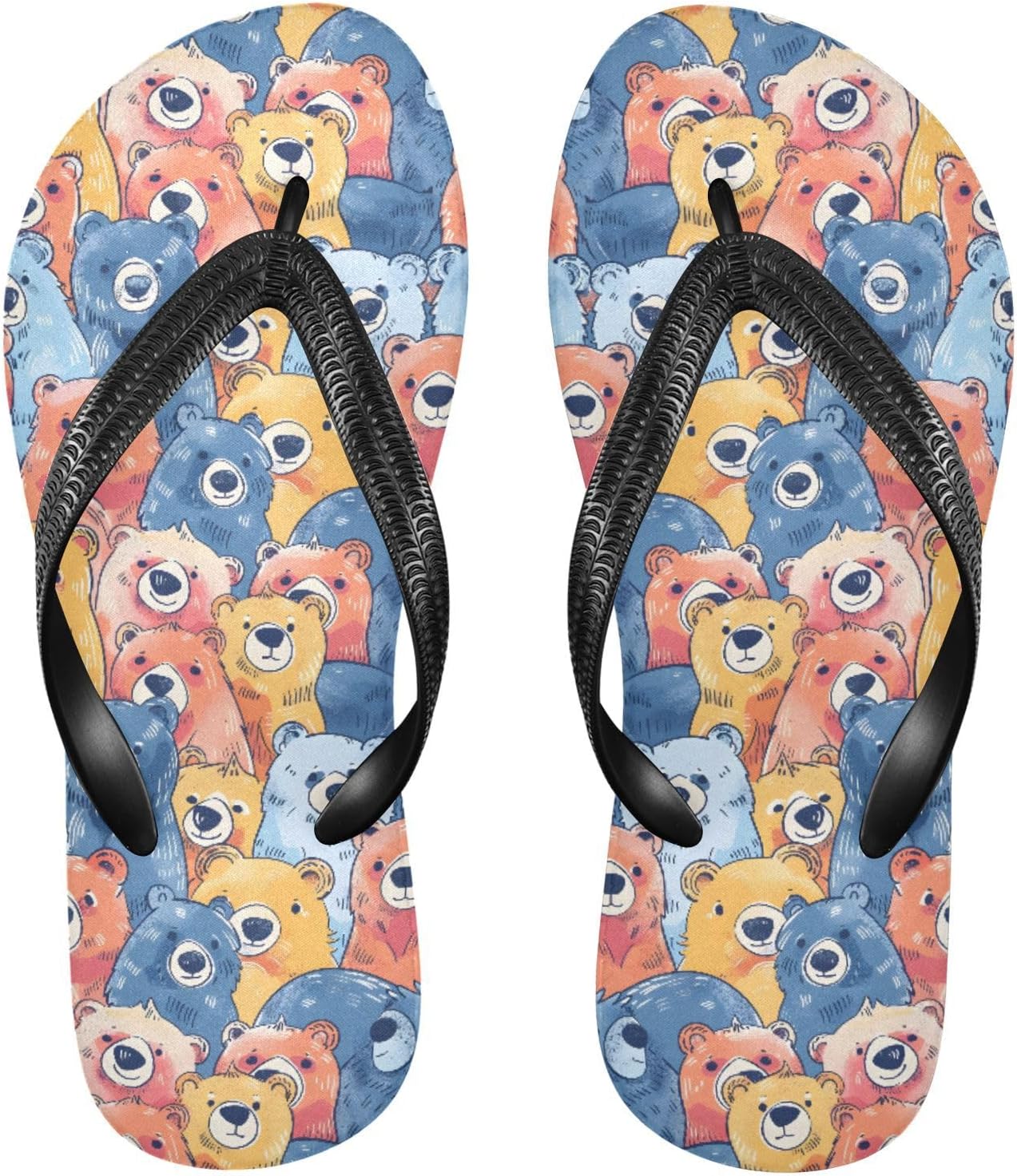 

Женские и мужские шлепанцы MNSRUU «Морской конек с медузой», женские слайды, мужские сандалии, шлепанцы для душа, летние нескользящие шлепанцы для плавания, пляжа и ванной, Bear A8261