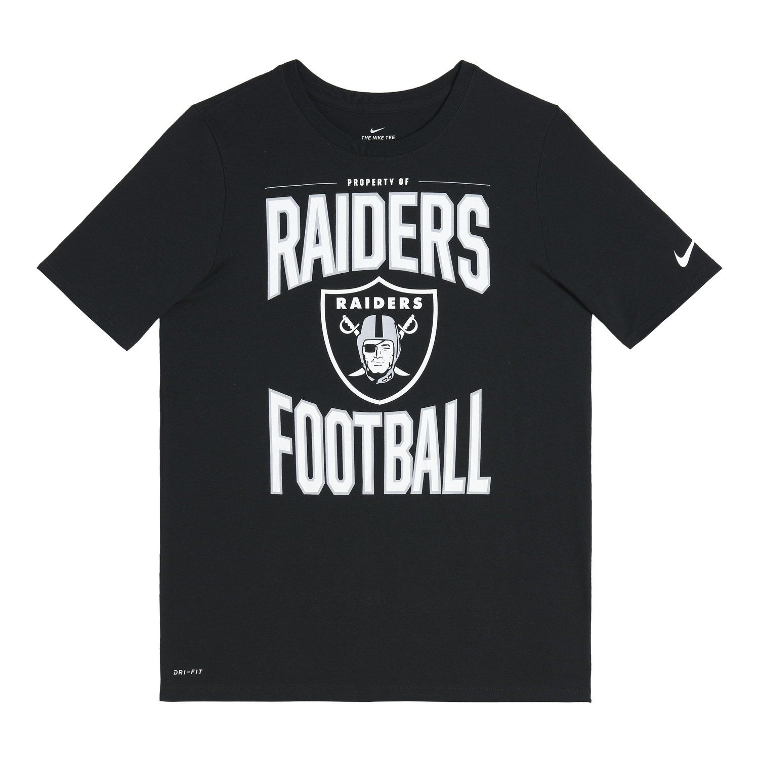

Nike Футболка NFL Dri Fit PROPERTY OF RAIDERS черная, Черный, Nike Футболка NFL Dri Fit PROPERTY OF RAIDERS черная