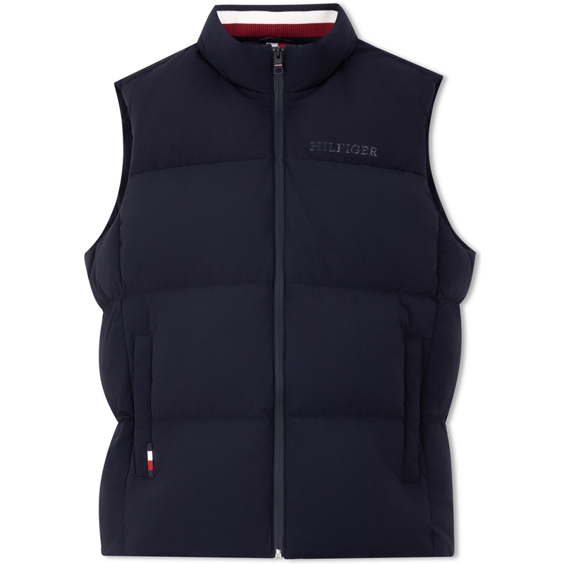 Пуховик Unisex с воротником стойкой, утепленный Tommy Hilfiger, carmine xjs — фото 3