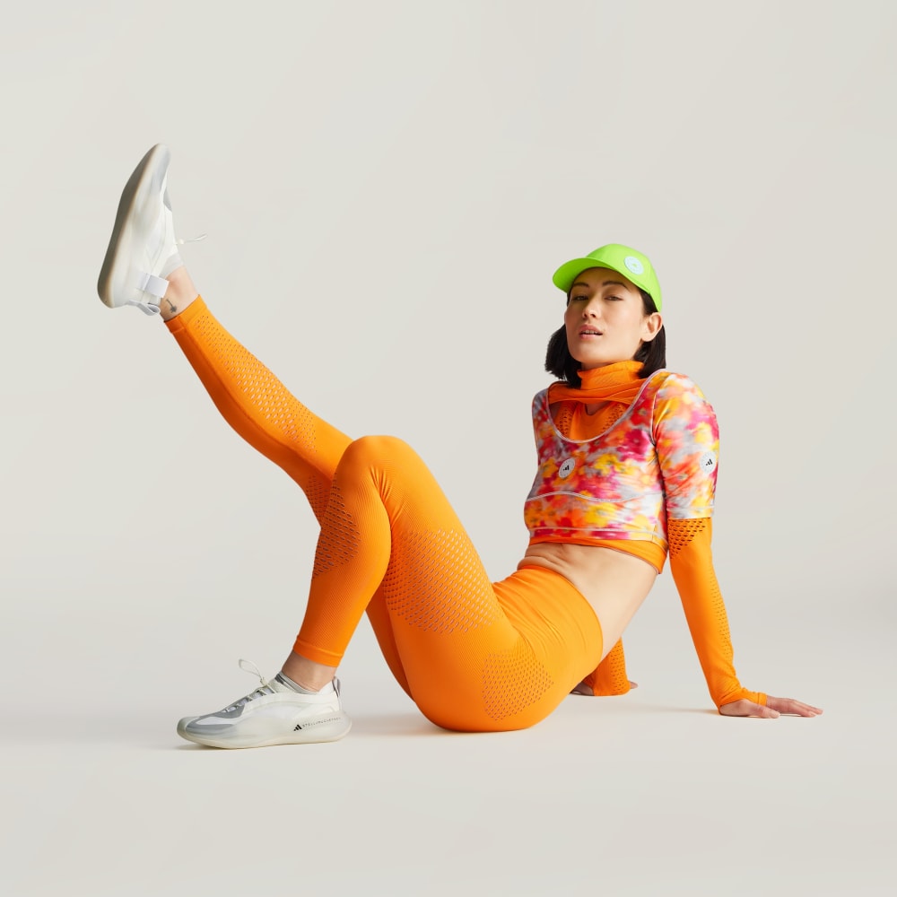Кроссовки Adidas by Stella McCartney Sportswear Low Ground Shoes, цвет Cloud White/Cloud White/Off White — фото 4