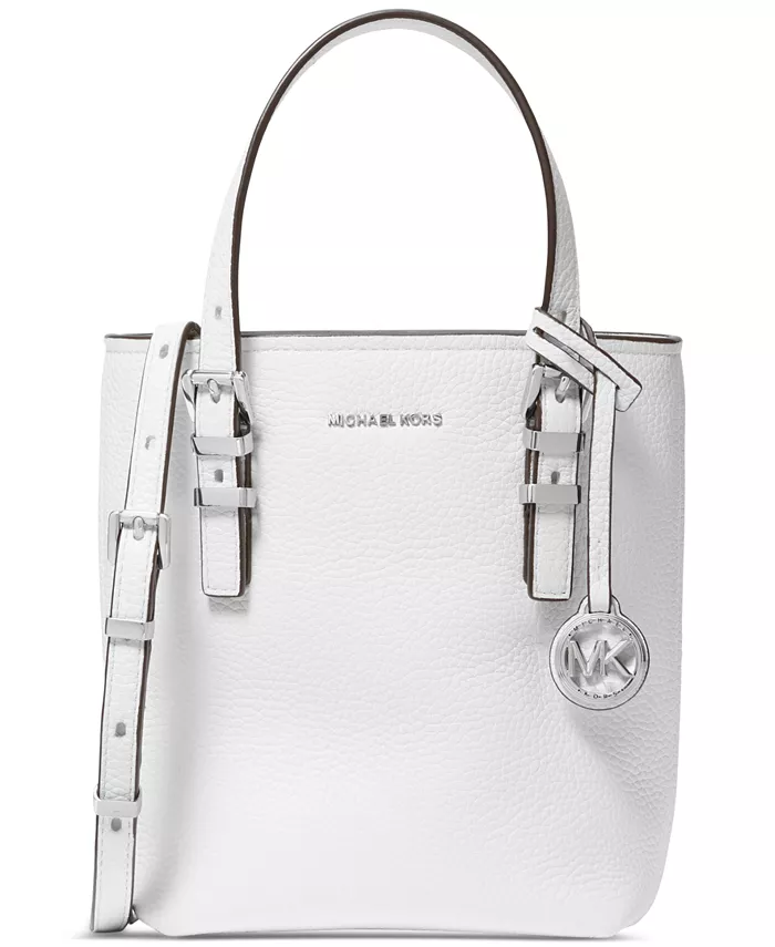 

Кроссбоди Quinn Extra Small из кожи в вертикальном формате Michael Kors, белый