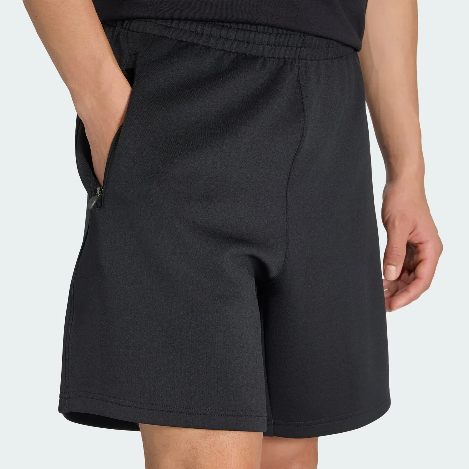 Шорты Adidas Originals Regular Pants Trefoil Essentials черного цвета — фото 4