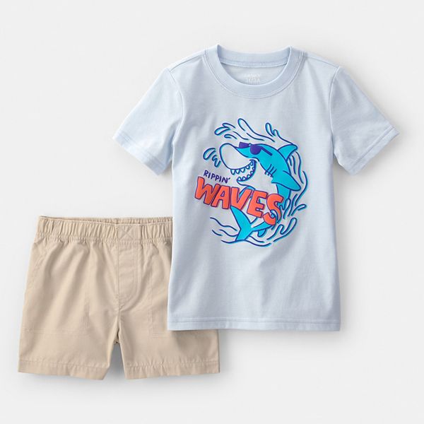 

Детский комплект из футболки и шорт с акулой Carter'S