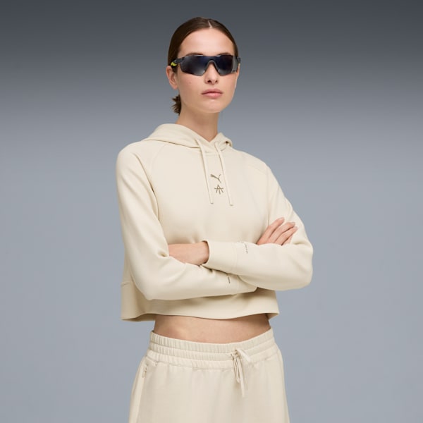 

Женская тренировочная толстовка с капюшоном Puma X Alex Toussaint, белый