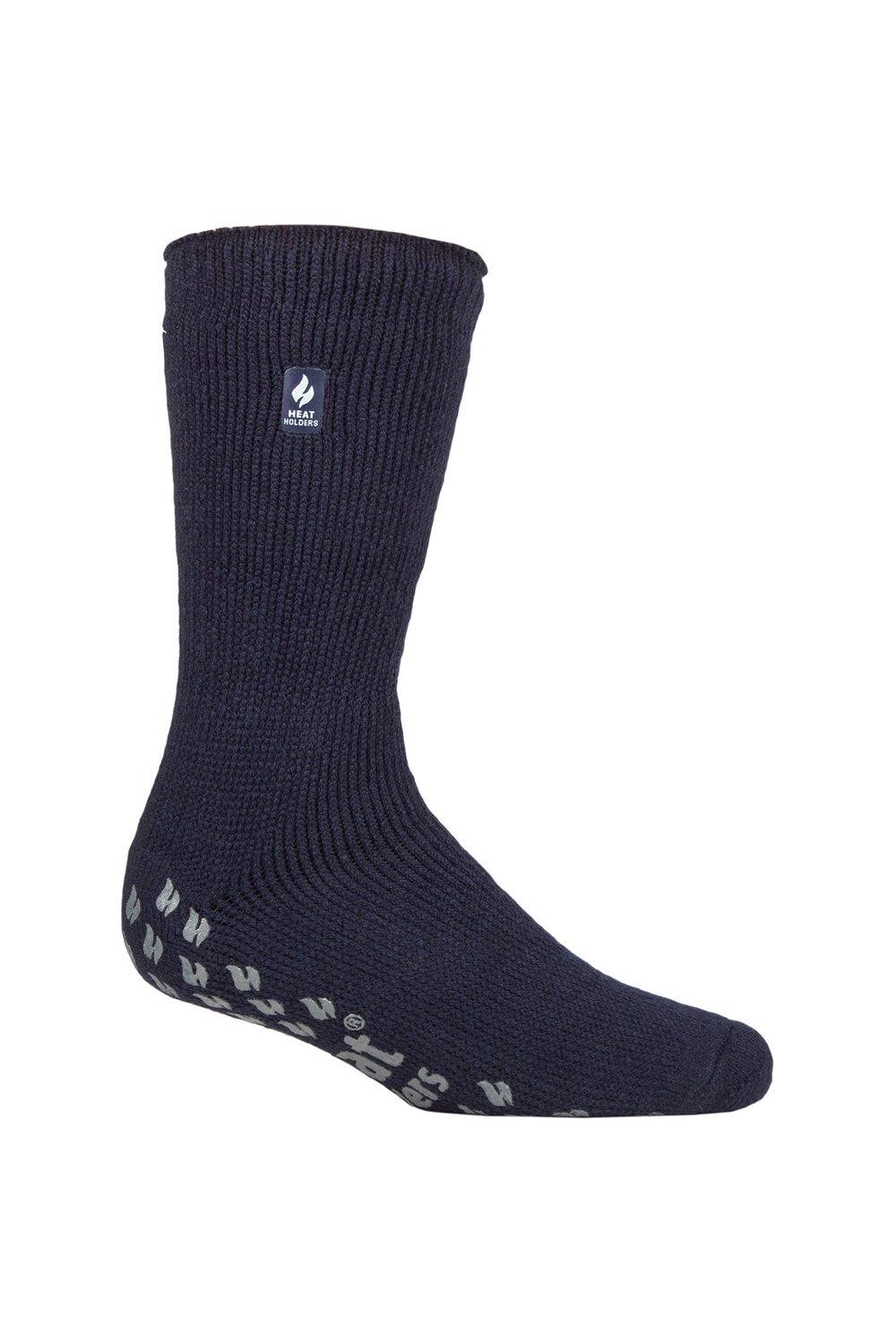

1 пара однотонных носков-тапочек 2.3 TOG SOCKSHOP Heat Holders, синий
