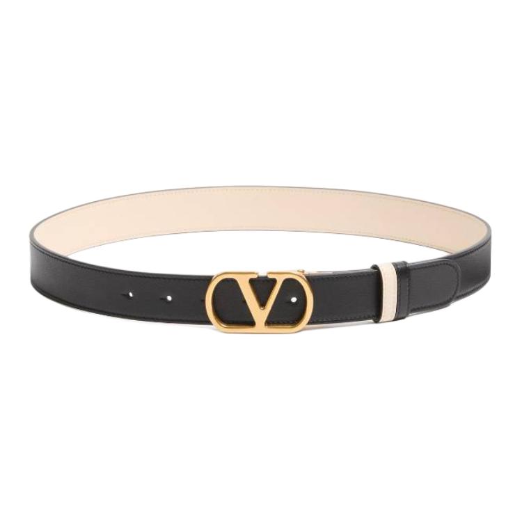 

Valentino Ремень из кожи с логотипом, Black
