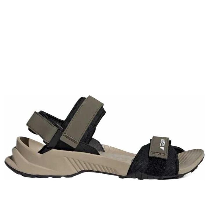 Сандалии adidas Terrex Hydroterra Sandals 'Olive Strata Core Black Wonder Beige', коричневый — фото 2