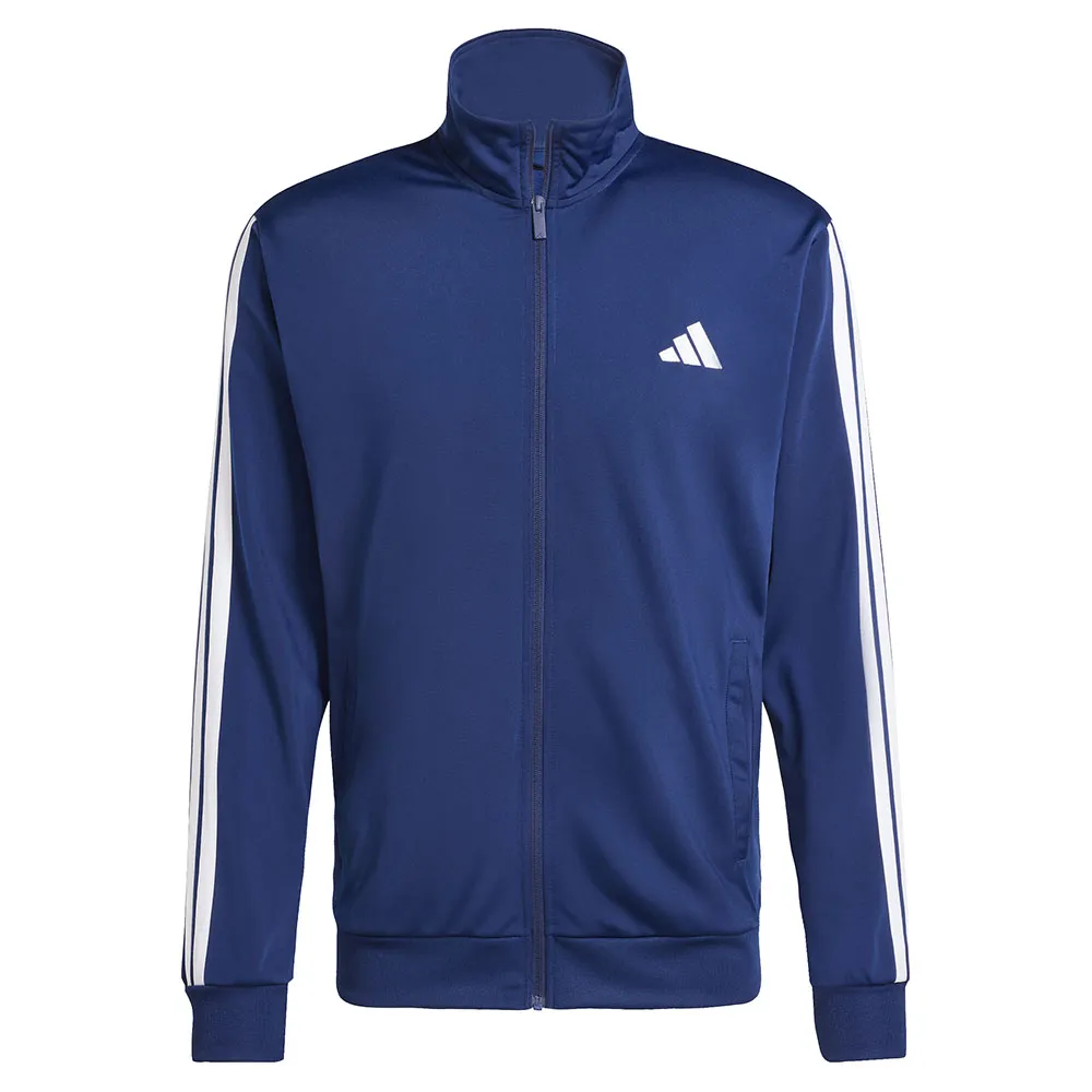 Спортивный костюм adidas Sportswear Basic 3 Stripes Tricot, синий — фото 3