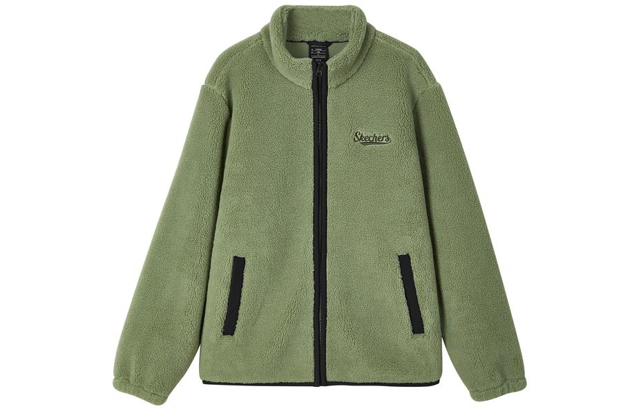 

Skechers Велюровая куртка унисекс хром зеленый, Chromium Green/01MX