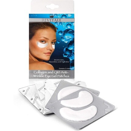 

Патчи для глаз против морщин с коллагеном и Q10 Revitale