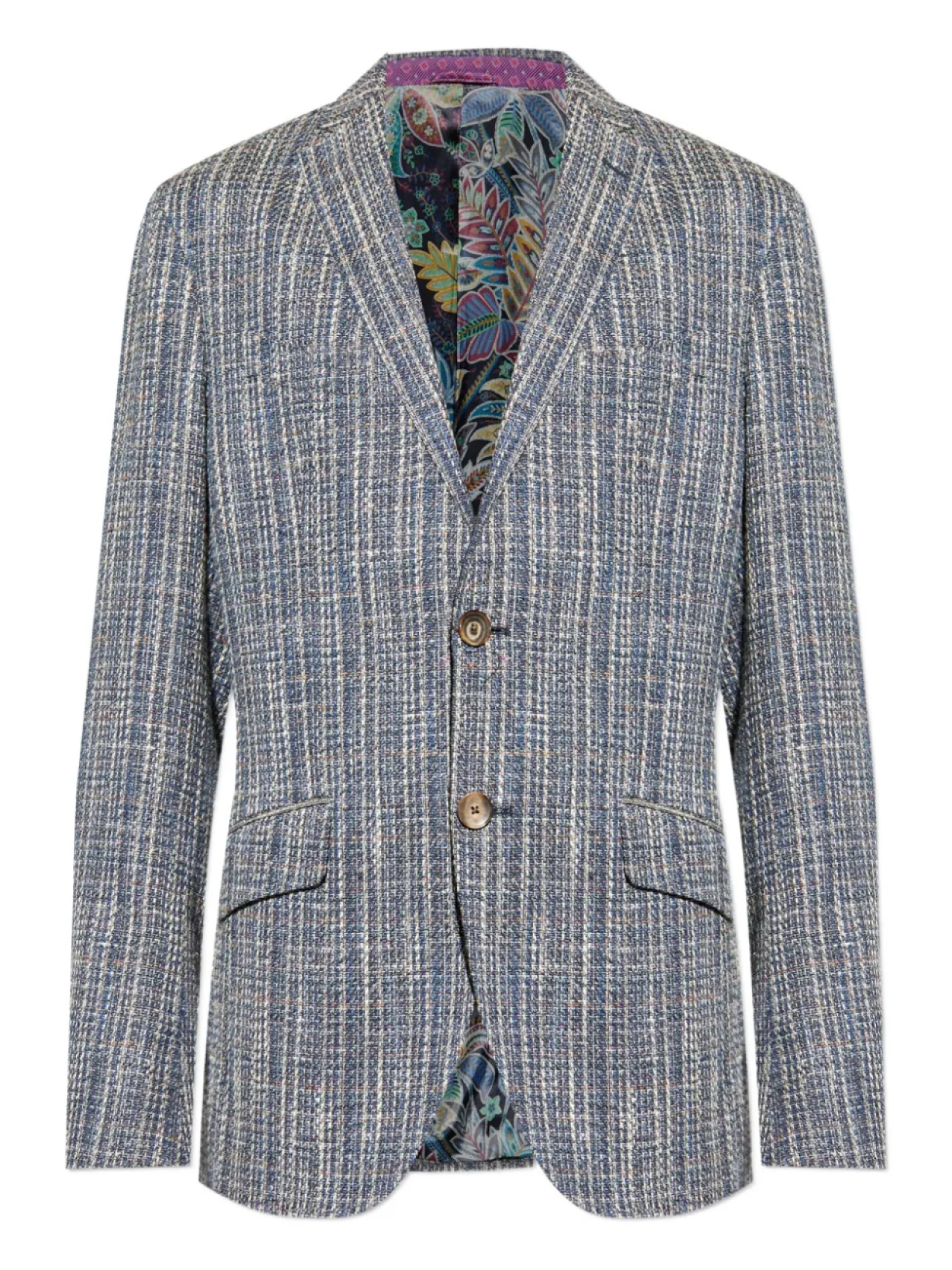 

Твидовый блейзер ETRO, синий