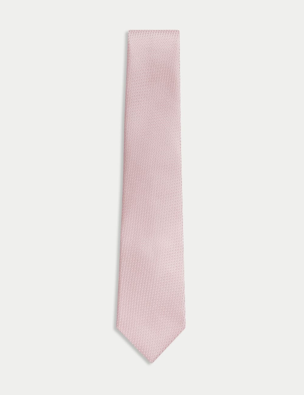 

Галстук из фактурного чистого шелка Marks & Spencer SARTORIAL, розовый
