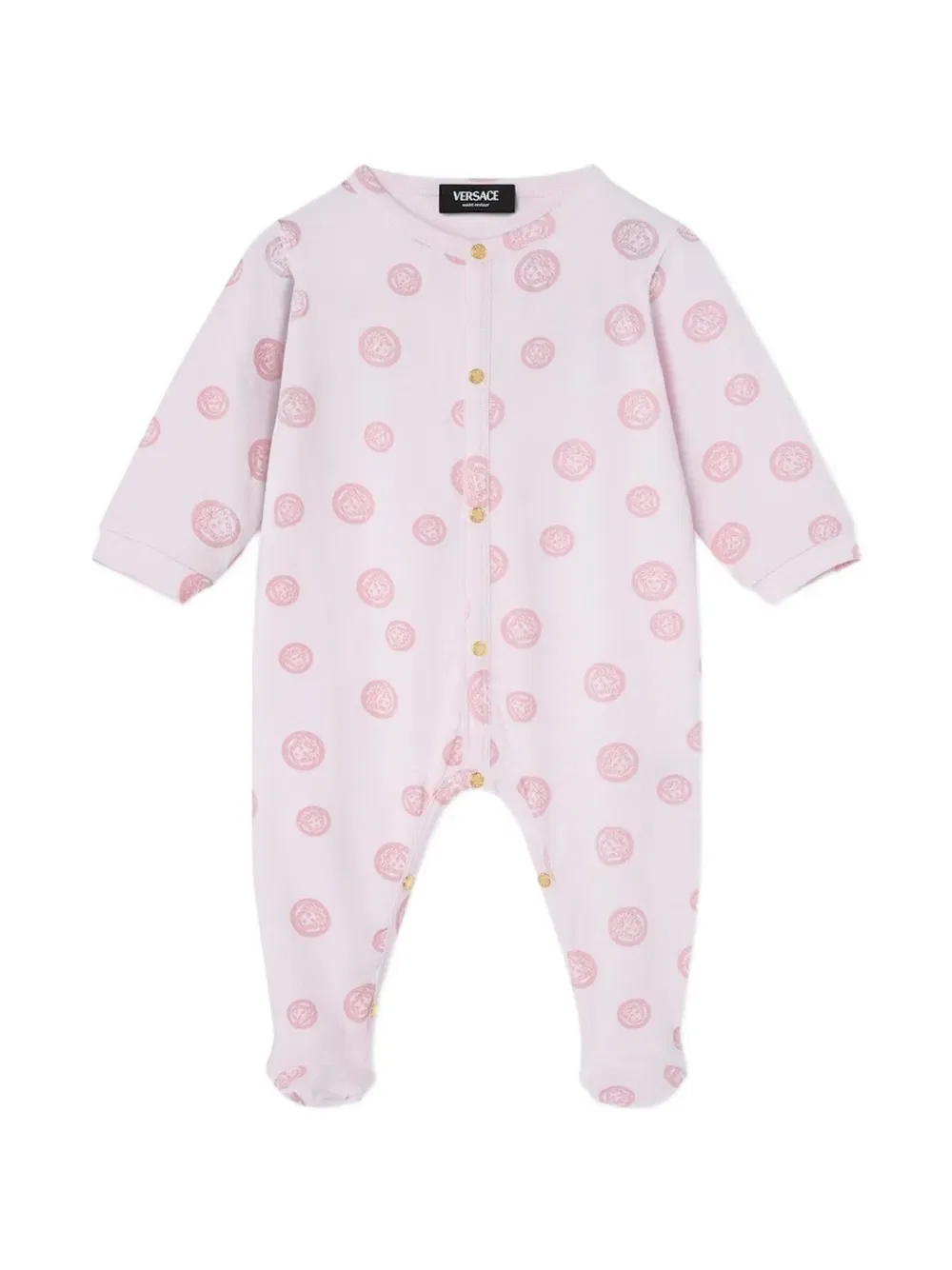 Пижама с узором Versace Kids, розовый