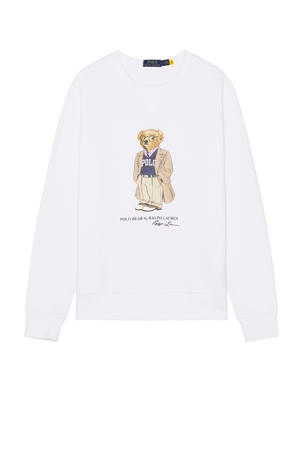 

Флисовая толстовка с медведем Polo Ralph Lauren, white
