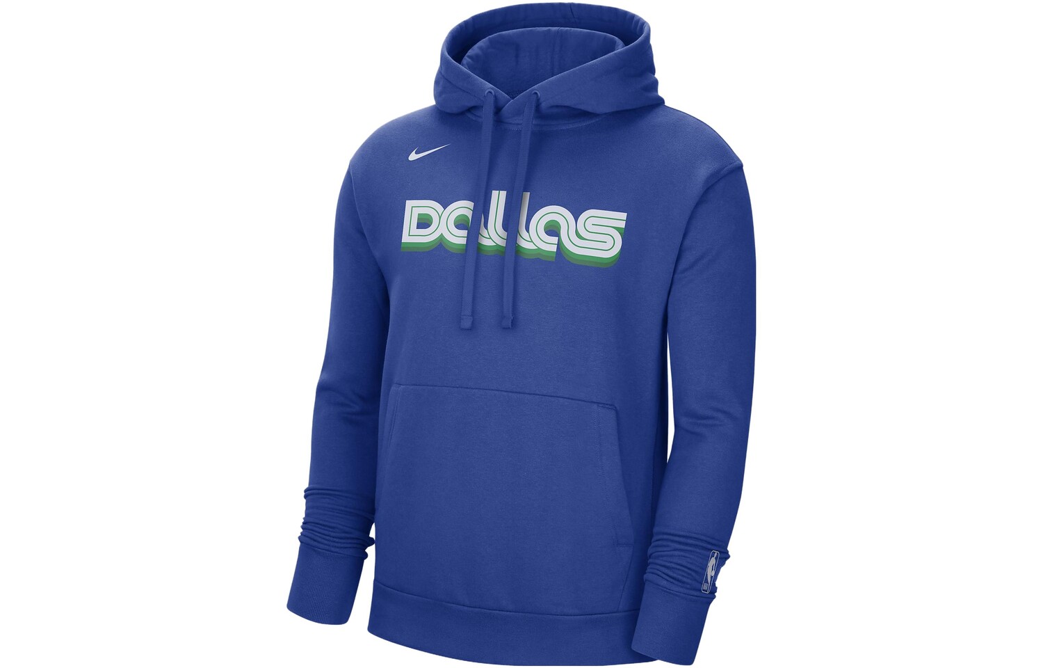 

Толстовка с капюшоном NBA Dallas Mavericks City Edition из флиса Nike, синий