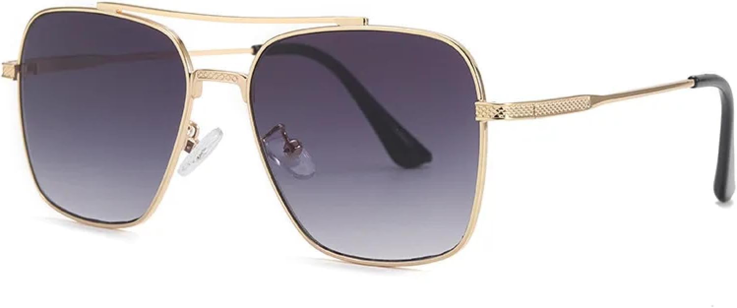 

Качественные солнцезащитные очки для мужчин, защита от УФ-излучения UV400, стильные солнцезащитные очки для вождения, женские солнцезащитные очки VVTWSSW, Gold Gradient Gray