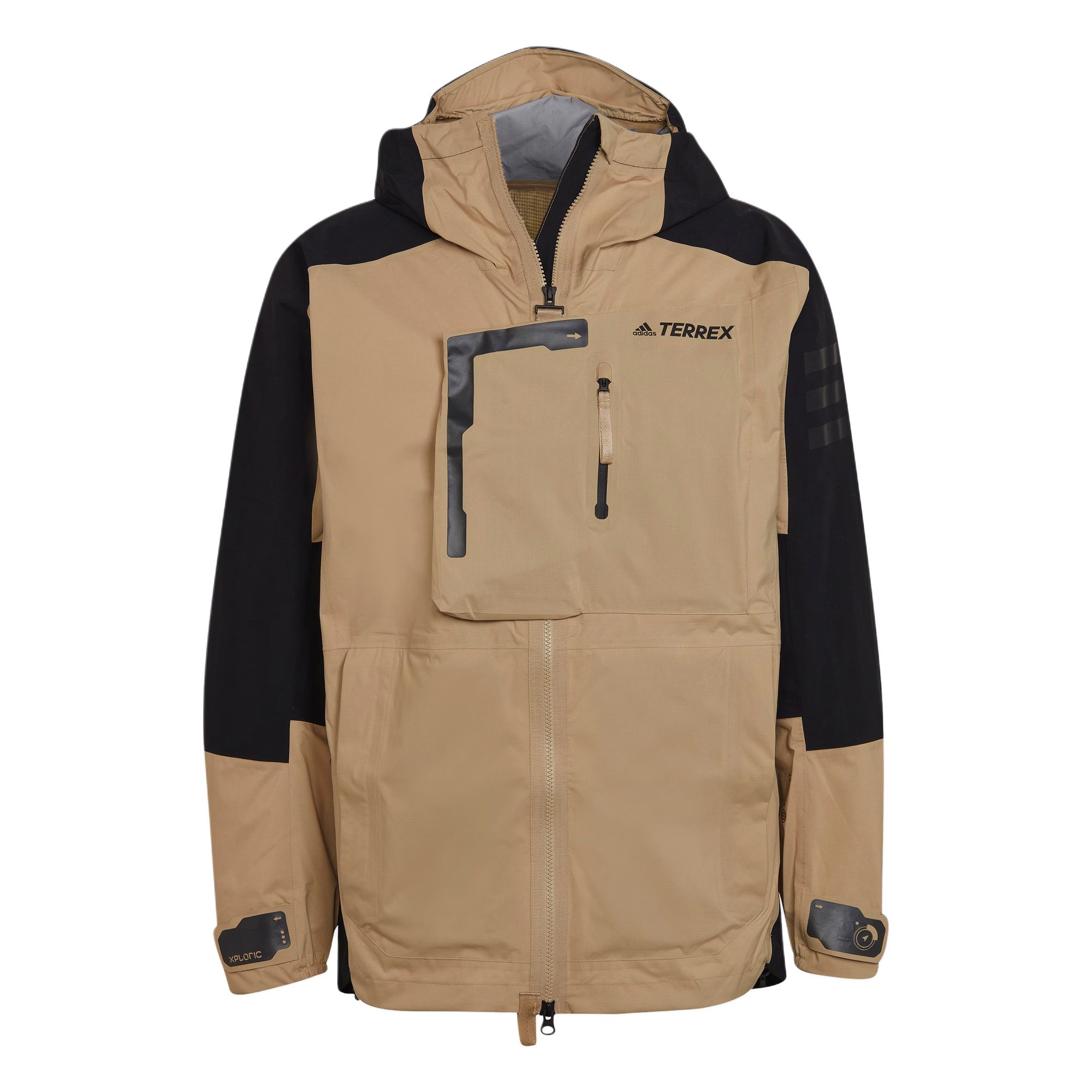 

Adidas Куртка мужская светло-бежевая черная, Light Khaki/Black