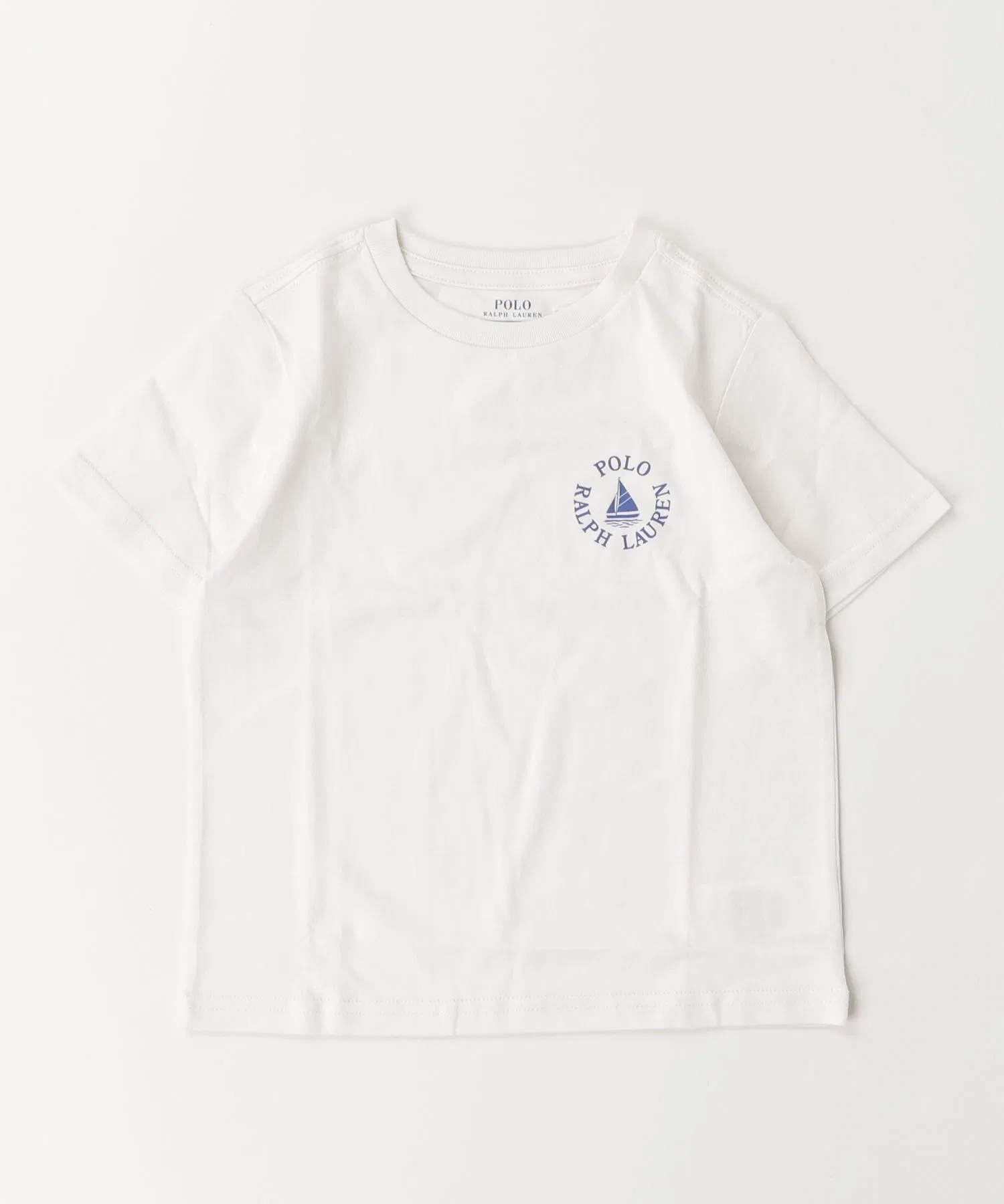 Детская футболка с логотипом Polo Ralph Lauren из хлопка, белая — фото 3