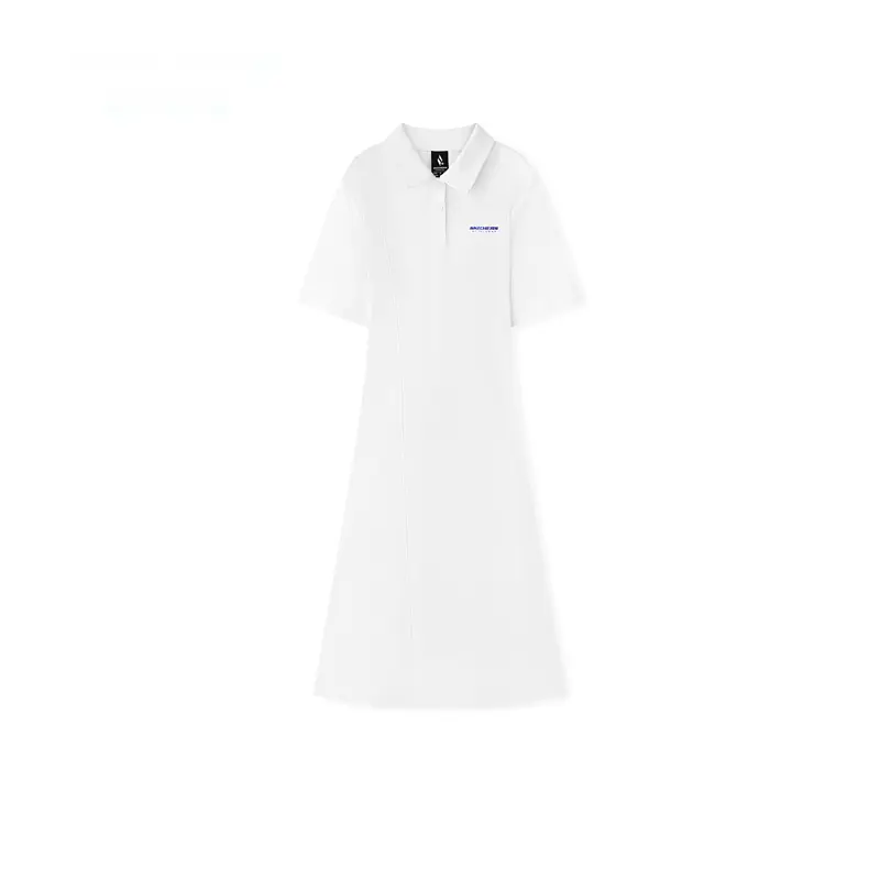 

Skechers Женское платье с коротким рукавом ярко-белое