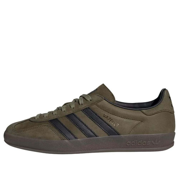 

Кроссовки gazelle indoor 'focus olive' Adidas, зеленый
