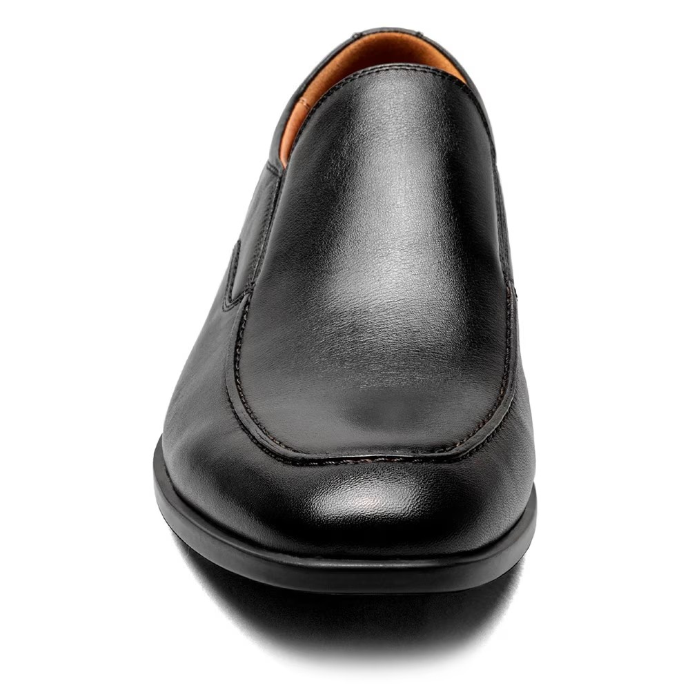 Венецианские лоферы Zaffiro с открытым носком Florsheim, черный — фото 4
