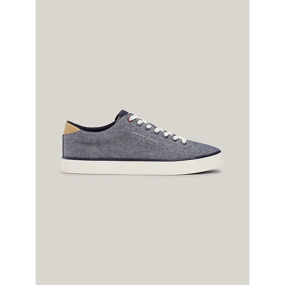 

Кроссовки Tommy Hilfiger Hi Vulc Chambray trainers, серый