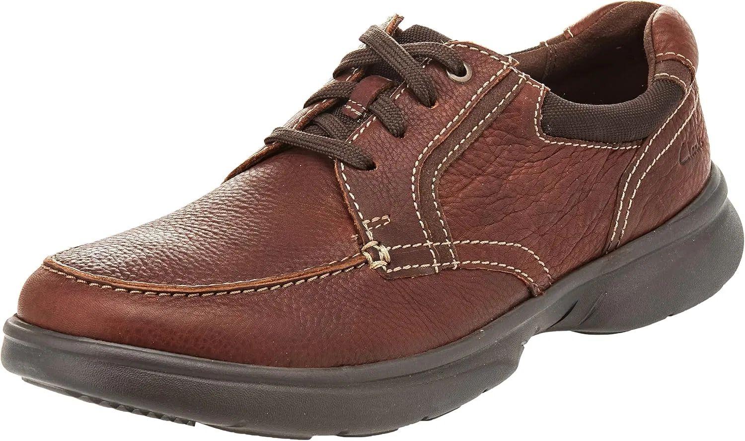 Мужские оксфордские туфли Clarks Bradley Vibe, Tan Leather