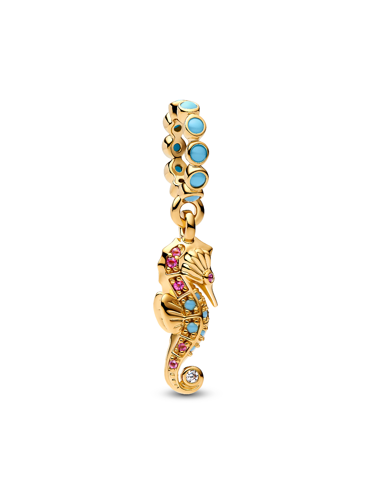 

Подвеска-шарм Морской конек Pandora, 14-каратное золотое покрытие