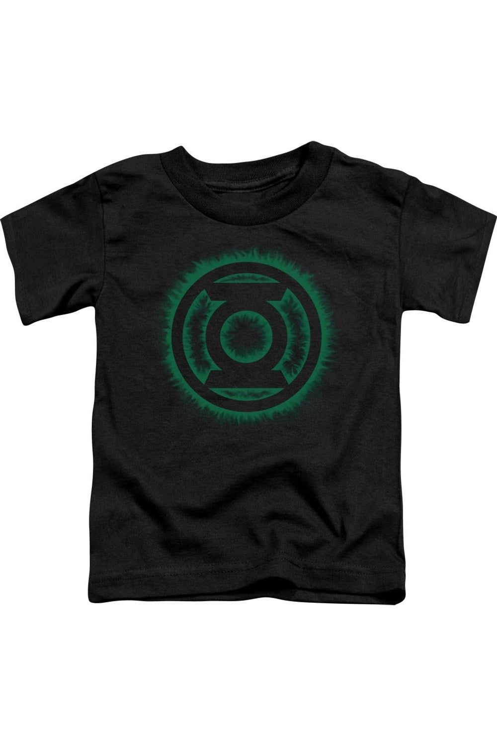

Футболка с коротким рукавом для малышей с логотипом Green Lantern в виде зеленого пламени Gildan
