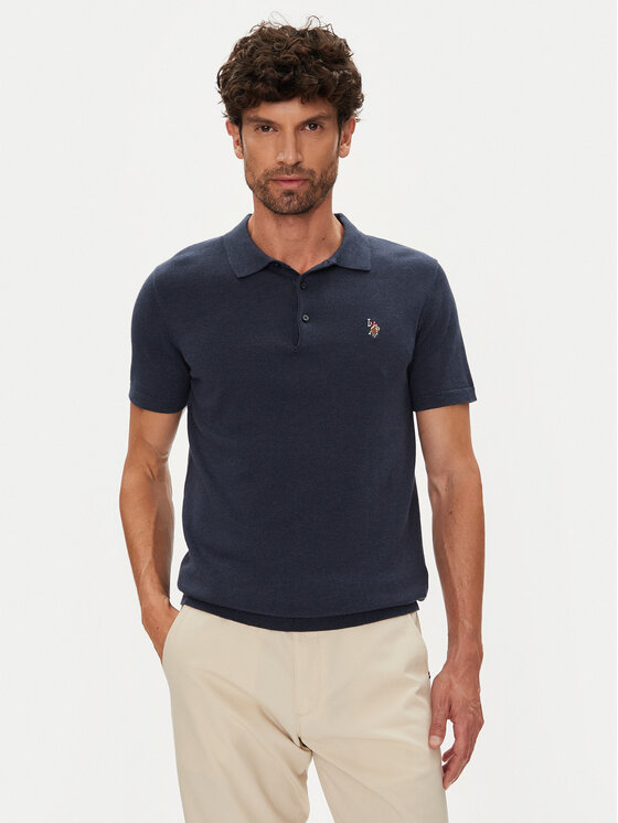 

Поло regular fit MUP3709 U.S. Polo Assn., синий
