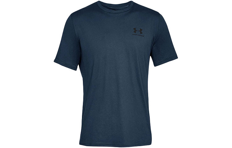 

Футболка мужская спортивная темно-синяя Under Armour, темно-синий