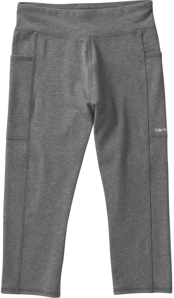 

Carhartt детские легкие укороченные леггинсы CK9442 - для девочек, Charcoal Grey Heather