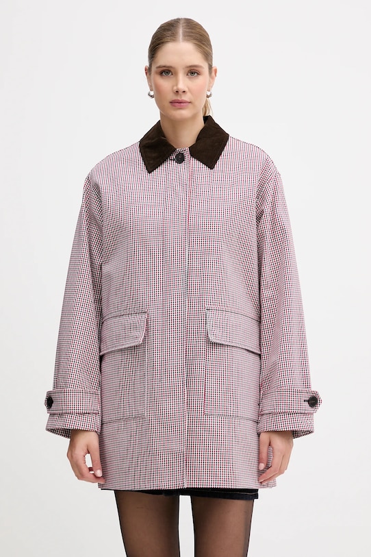 Хлопковая куртка Tommy Hilfiger, красный