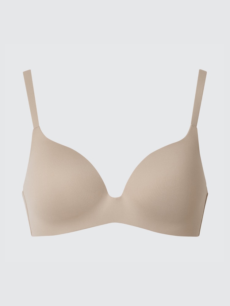 

Бюстгальтер без косточек 3D-фиксация Uniqlo, цвет 32 бежевый