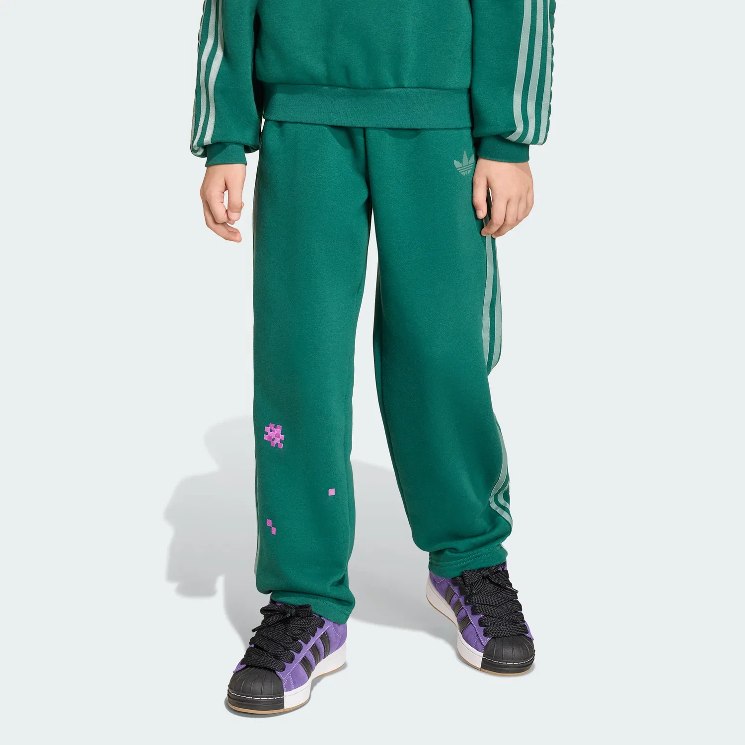 Детские свободные штаны adidas adidas MINECRAFT, Collegiate Green