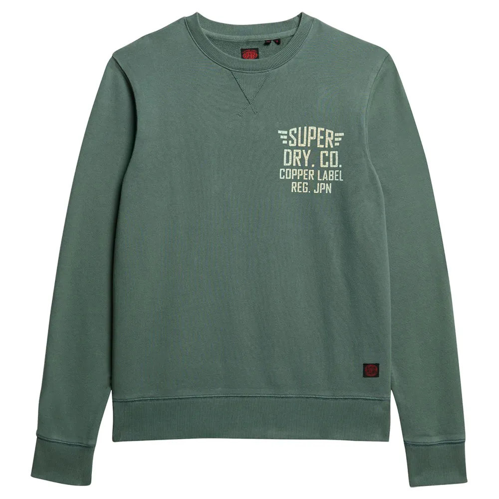 

Толстовка Superdry Copper Label Graphic, зеленый