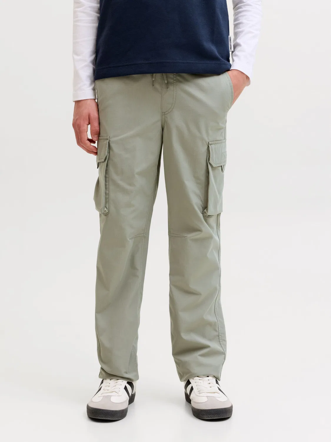 Брюки свободного кроя Jack & Jones Junior, Khaki — фото 3