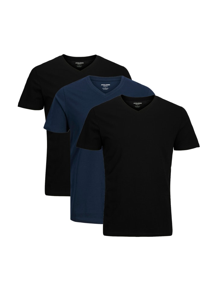 

Футболка Jack & Jones, цвет schwarz/dunkelblau