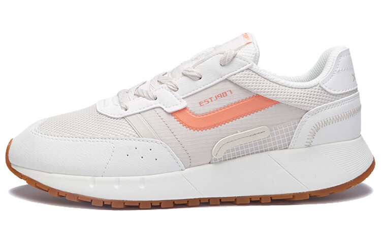

Кроссовки женские с низким верхом Tea White / Sail White / Peach Mandarin Xtep